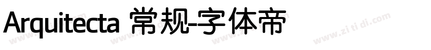 Arquitecta 常规字体转换